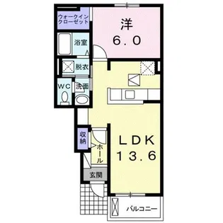 サンリット・ヴィラ【1階】の間取り