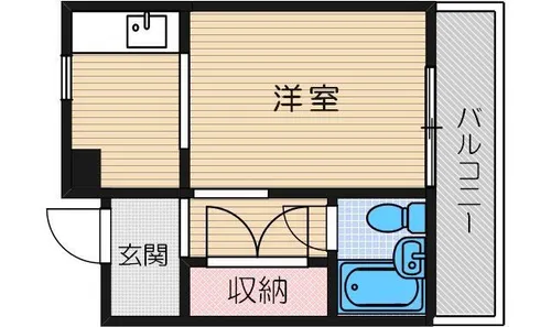 ネオパレス浅川2号館【3階】の間取り