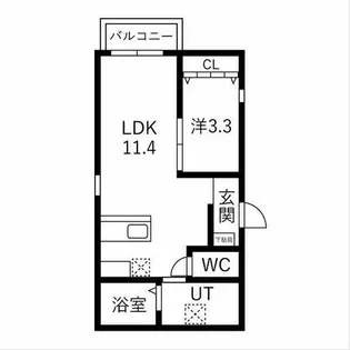 ノア豊【1階】の間取り