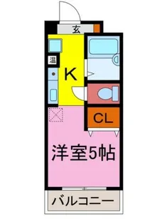 マルシェ書写【A-3号室】の間取り