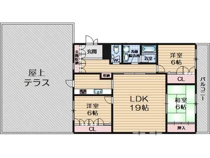 メゾンルミエール【505号室】の間取り