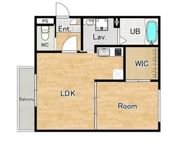 大阪府堺市北区中百舌鳥町5丁【マンション】の間取り