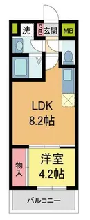 パークステージ夙川【203号室】の間取り