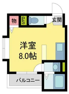 ディーシモンズ【202号室】の間取り