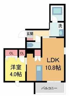 Urban RISM Court 西宮北口【303号室】の間取り