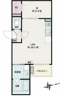 Jack takiharu II【2階】の間取り