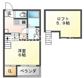 プランドールレガリア【2階】の間取り