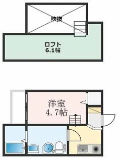 大阪府堺市西区鳳北町4丁【アパート】の間取り