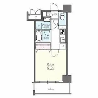 コンセール葵【6階】の間取り