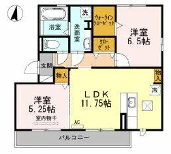 マーズクリスタル【2階】の間取り