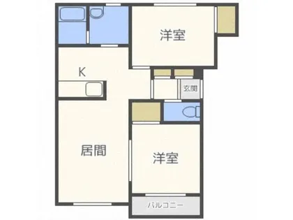 ウィスタリアⅡ【1階】の間取り
