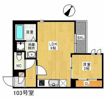 Grandtic Lily【1階】の間取り