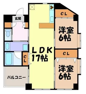 パークヒルズ桜台【2階】の間取り