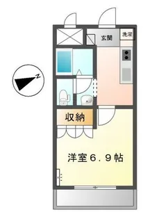 メゾンクローバー【2階】の間取り