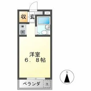 スペースイン金山【3階】の間取り