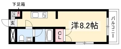 グランデ六番町【406号室】の間取り