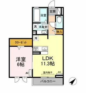 ヴェール柱【2階】の間取り