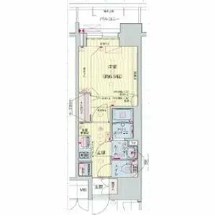 プレサンス広小路通 葵【5号室】の間取り