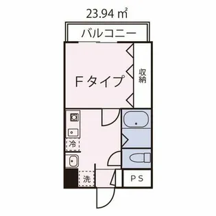 ドミール今池【208号室】の間取り