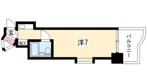 パリーマンション【4A号室】の間取り