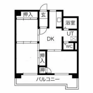 パークエステイツ【1階】の間取り