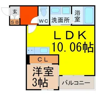 Ratcliffe(ラットクリフ)【2階】の間取り