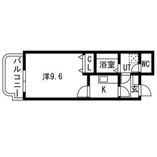 ユーミー矢場町【1階】の間取り