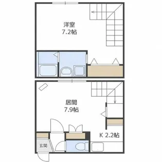グランメールエース【3階】の間取り