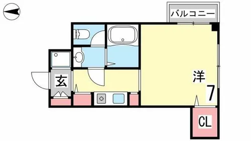 レフィナードオカモト【301号室】の間取り