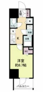 Metrosa谷町六丁目North【3階】の間取り