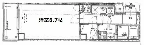 UresidenceUESHIO【1階】の間取り