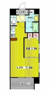 ラルテ中津【4階】の間取り
