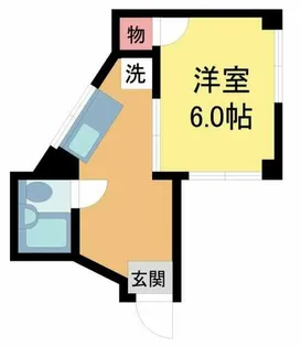 槻木ハイツ(ツキノキハイツ)【206号室】の間取り