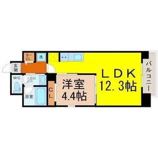 レジデンシア尾頭橋駅前【3階】の間取り