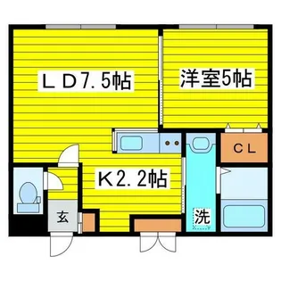 CLARICE元町(クラリーチェ元町)【1階】の間取り