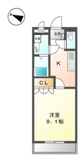 シンフォニー田園【1階】の間取り