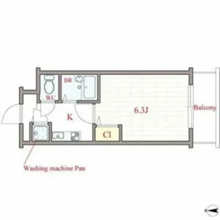 SEファースト【4階】の間取り