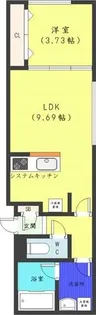 シエル琴似【2階】の間取り
