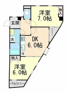 シャトル・K【4階】の間取り