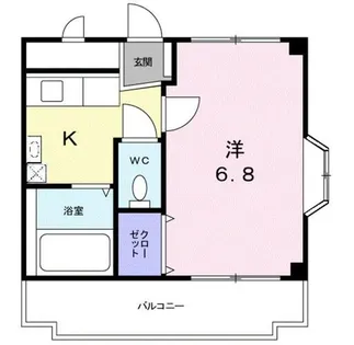 メゾン・コンフォート【1階】の間取り