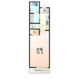 フジパレス湊駅北ノース【3階】の間取り