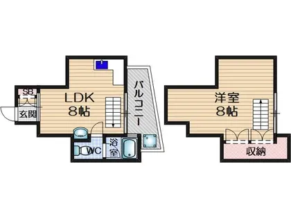 インペリアル21【4階】の間取り