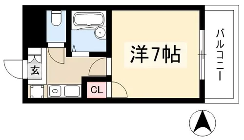 スノーランド城西【4階】の間取り