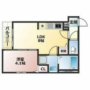ALEGRIA泉佐野Ⅲ【3階】の間取り