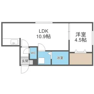 ユーゴーズS5【3階】の間取り