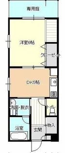 ヴィラ301 B【104号室】の間取り