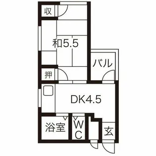 西三宝ビル【305号室】の間取り