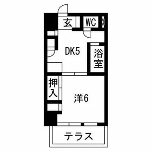 K・Point Bldg【305号室】の間取り