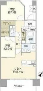 バンベール鶴舞【3階】の間取り