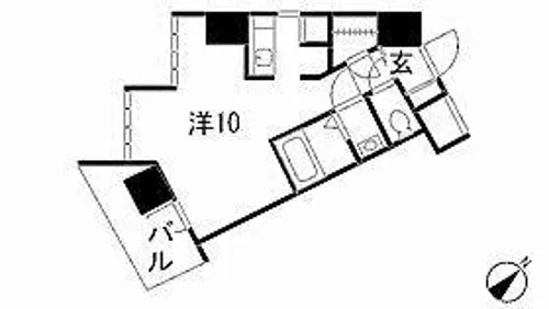 リエス東別院【8階】の間取り